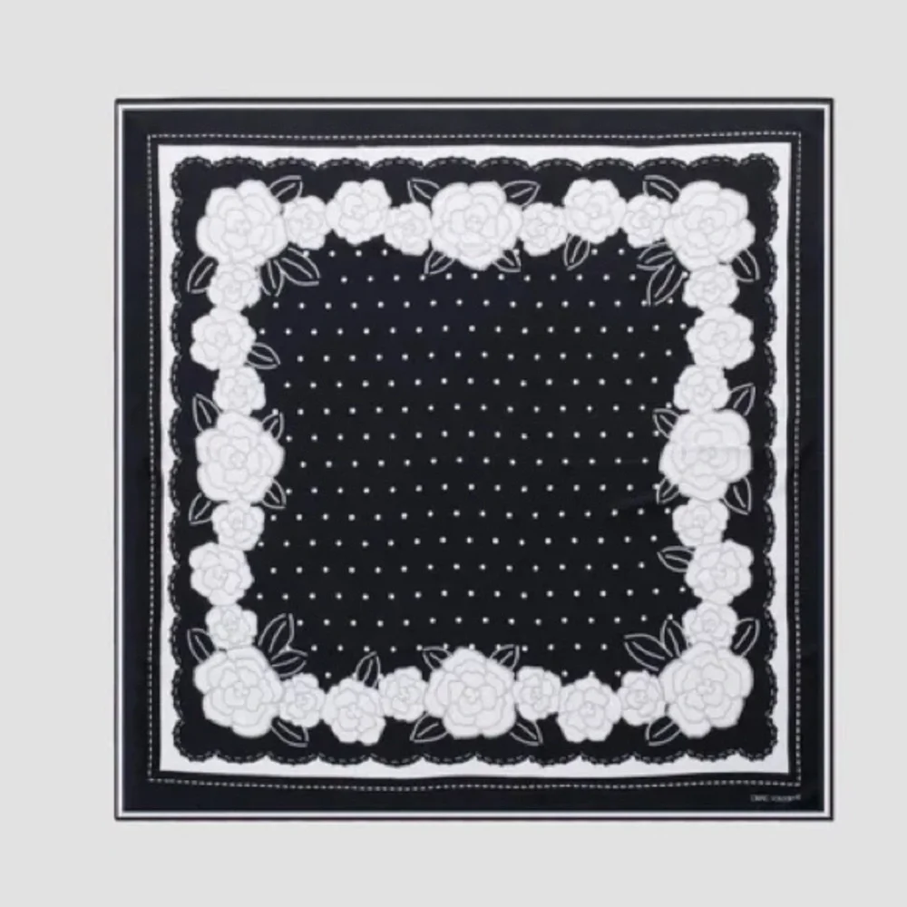 ANNE FONTAINE Adrian Scarf Floral Bamboo & Silk Stole - Picture 11 of 11